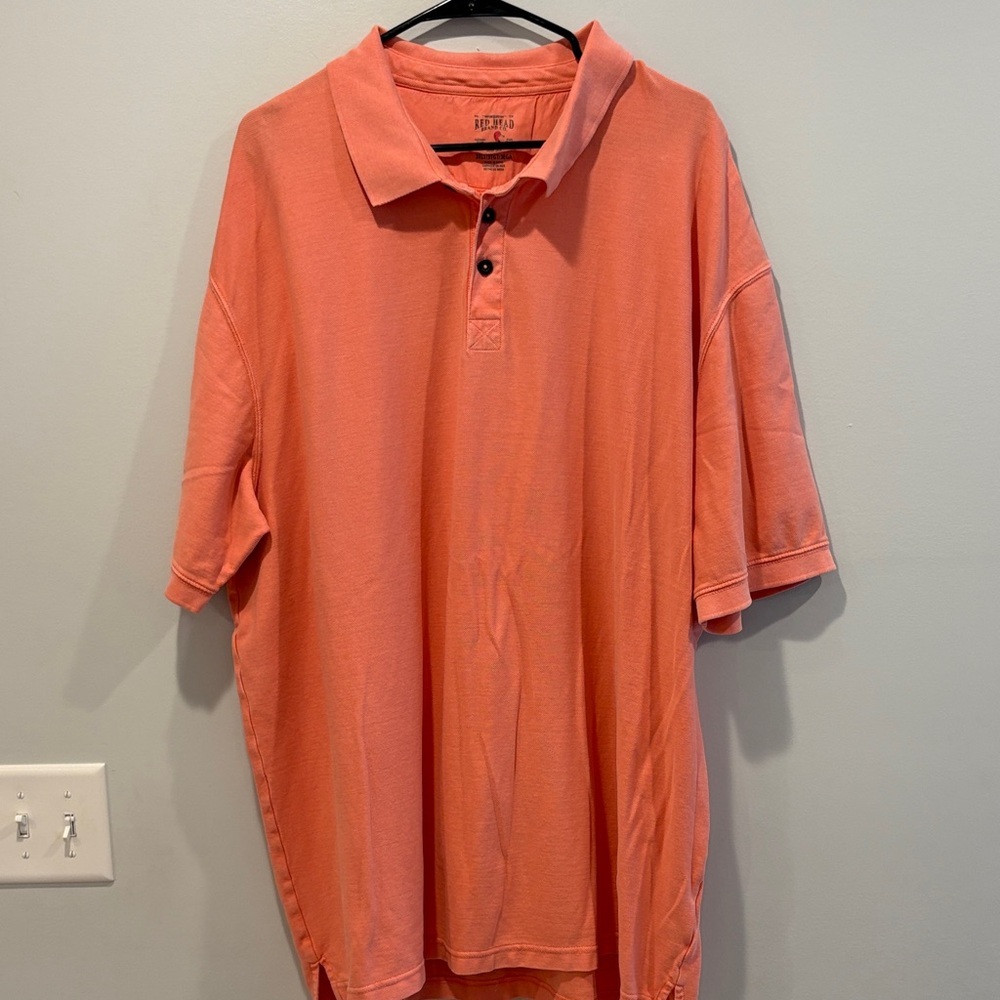 RedHead Men's Orange Polo Shirt